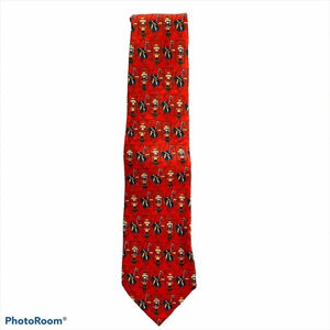 100% Silk Handmade Nutcracker Christmas Mens Tie